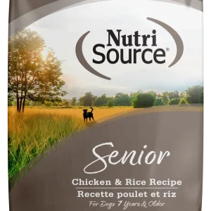 NutriSource Senior Dry Dog Food Chicken & Rice 4 lb