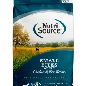 NutriSource Small Bites Adult Chicken and Rice Dog Food 4 lb
