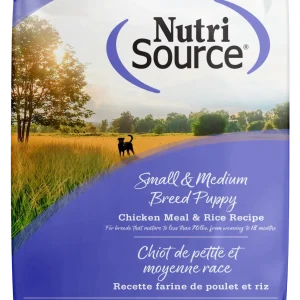 NutriSource Small & Medium Breed Puppy Dry Dog Food Chicken & Rice 4 lb
