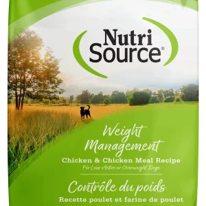 NutriSource Weight Management Dry Dog Food Chicken 4 lb