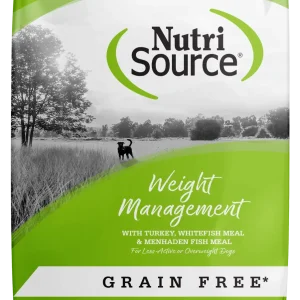 NutriSource Weight Management Grain Free Dry Dog Food Turkey 4 lb