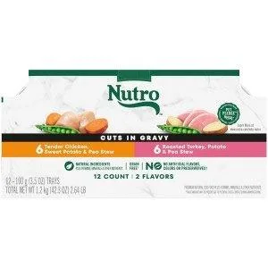 Nutro Cuts in Gravy Chicken & Turkey 3.5oz 12ct