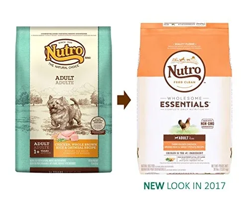 NUTRO NATURAL CHOICE Adult Dry Dog Food, Chicken & Brown Rice Recipe Dog Kibble, 5 lb. Bag - Image 2