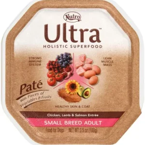 Nutro Products Pate Chicken, Lamb and Salmon Entree Small Breed Dog Food 24Ea/3.5 Oz, 24 Pk