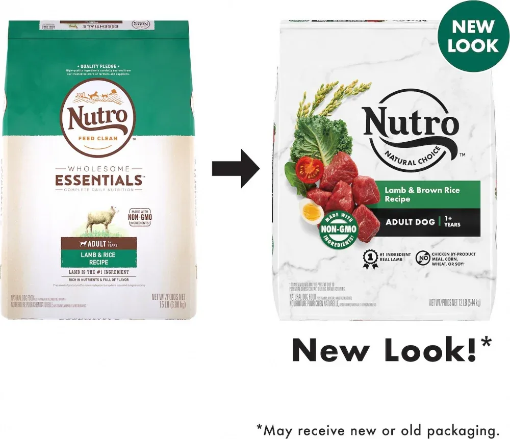 Nutro Wholesome Essentials Healthy Weight Adult Pasture-Fed Lamb & Rice Recipe Dry Dog Food - Image 2