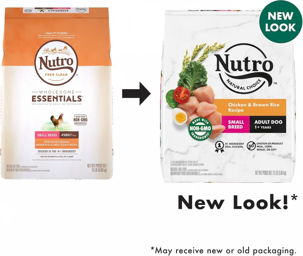 Nutro Wholesome Essentials Small Breed Adult Farm-Raised Chicken, Brown Rice & Sweet Potato Dry Dog Food - Image 2