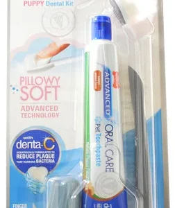 Nylabone Advanced Oral Care Puppy Dental Kit with Pillowy Soft-Bristle Toothbrush