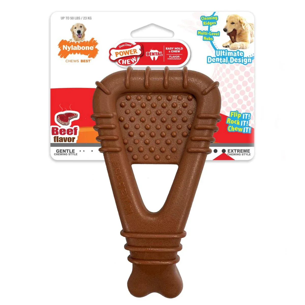 Nylabone Power Chew Arch Bone Dog Dental - Image 2