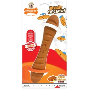 Nylabone Power Chew Baguette Dog Toy Roast Chicken Large/Giant - Up To 50 Lbs. (1 ct)
