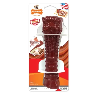 Nylabone Power Chew Basted Blast Dual Flavored Dog Chew Toys Bacon & Steak X-Large/Souper - 50+ Lbs. (1 ct)