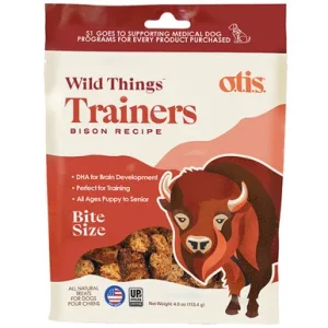 O.t.i.s. Wild Things Bison Recipe Training Dog Treats