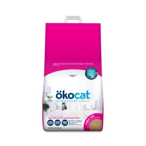 Okocat Litter Super Soft Clumping Wood Cat Litter, 10.6 lb