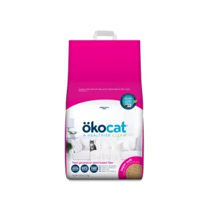 Okocat Litter Super Soft Clumping Wood Cat Litter, 15.8 lb