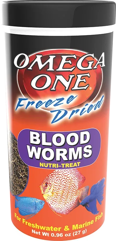 Omega One Freeze Dried Bloodworm 0.96oz