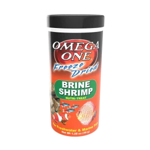 Omega One Freeze Dried Brine Shrimp Fish Food 1.28 oz