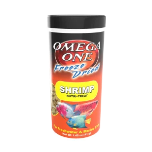Omega One Freeze Dried Shrimp Fish Food 1.45 oz