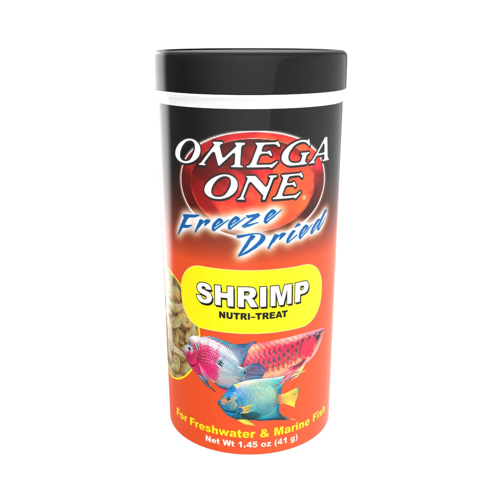 Omega One Freeze Dried Shrimp Fish Food 1.45 oz