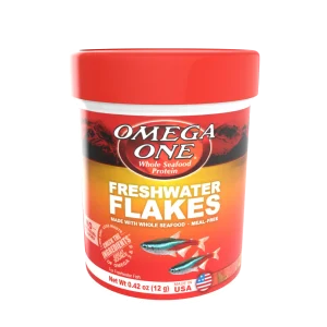 Omega One Freshwater Flakes Fish Food .42 oz