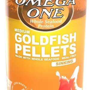 Omega One Goldfish Fish Medium Pellets 8oz
