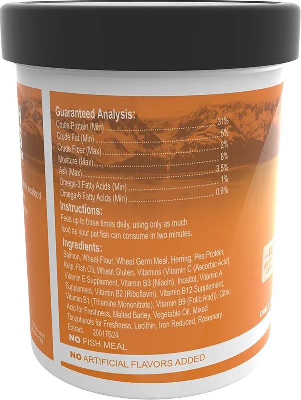 Omega One Goldfish Fish Small Pellets 4.2oz - Image 2