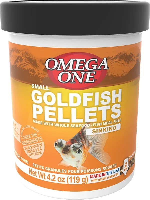 Omega One Goldfish Fish Small Pellets 4.2oz