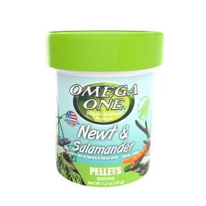 Omega One Newt & Salamander Sinking Pellet Food 1.2 oz