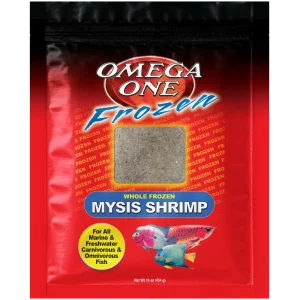 Omega One Whole Frozen Mysis Shrimp Fish Food 16 oz SD-5