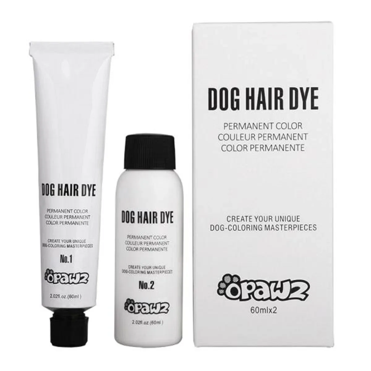 OPAWZ Permanent Pet Hair Dye, Super Black