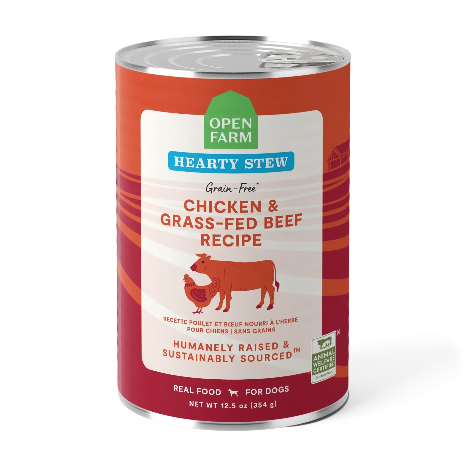 Open Farm Chicken & Grass-Fed Beef Hearty Stew for Dogs