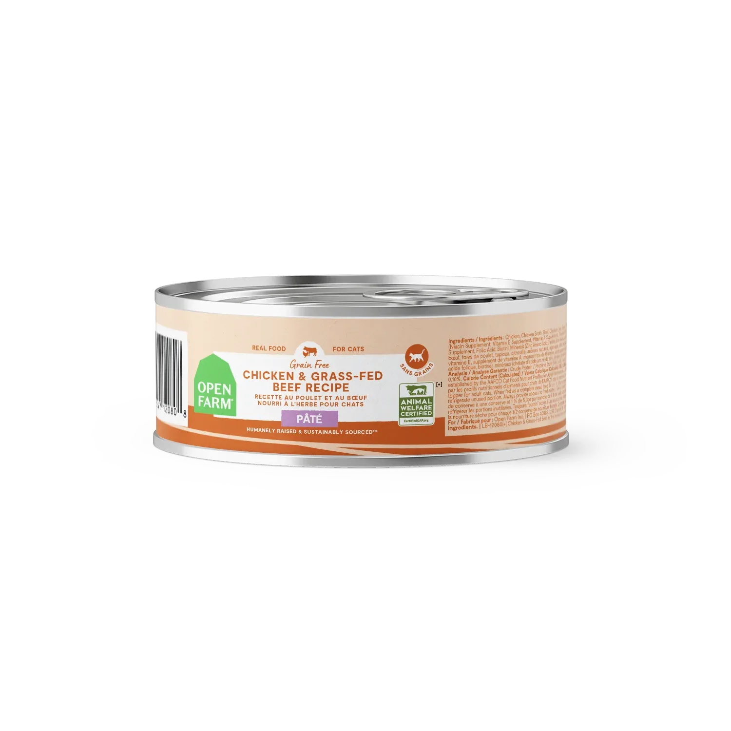 Open Farm Chicken & Grass-Fed Beef Pâté Cat Wet