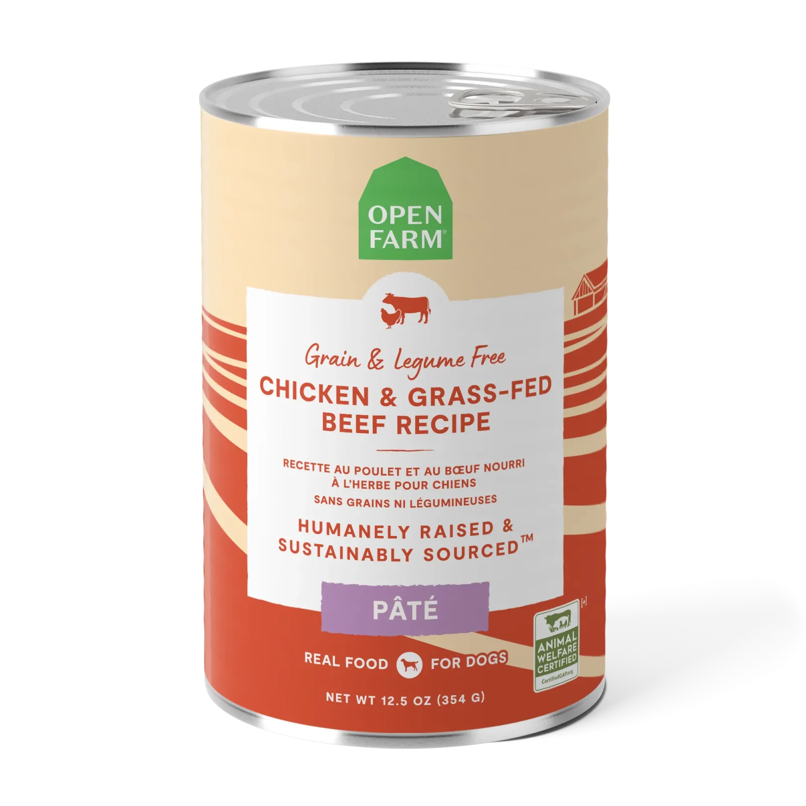Open Farm Chicken & Grass-Fed Beef Pâté for Dogs