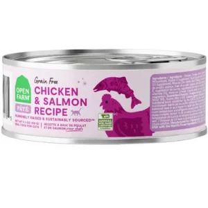 Open Farm Chicken & Salmon Recipe Pate Canned Cat Food