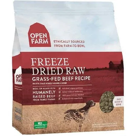 Open Farm Dog Freeze Dried Grassfed Beef 13.5oz {L+x} - Image 2