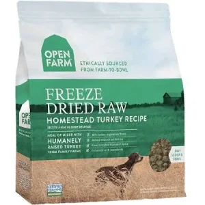 Open Farm Dog Freeze-dried Homestead Turkey 13.5oz {L+x}