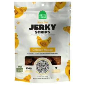 Open Farm Grain Free Chicken Recipe Jerky Strips Dog Treats