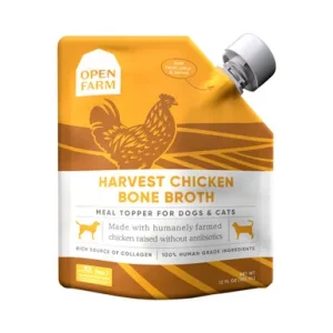 Open Farm Harvest Chicken Bone Broth Meal Topper for Dogs & Cats