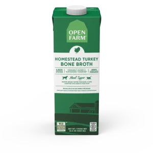 Open Farm Homestead Turkey Bone Broth for Dogs & Cats 33.8oz