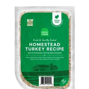 Open Farm Homestead Turkey Recipe Gently Cooked For Dogs, 96oz