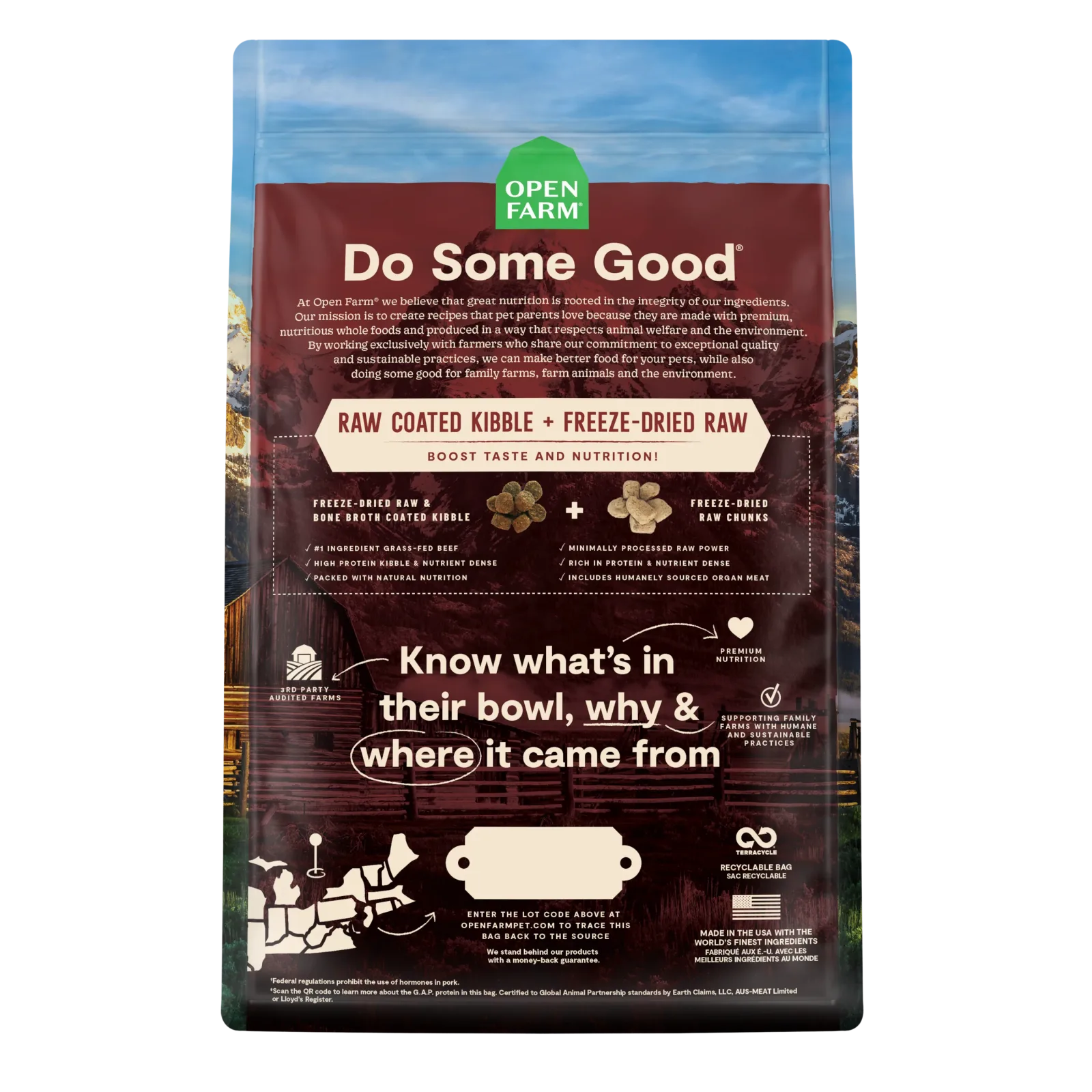 Open Farm RawMix Front Range Grain-Free Dog Kibble - Image 2