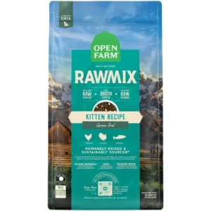 Open Farm RawMix Grain Free Kitten Recipe Dry Cat Food