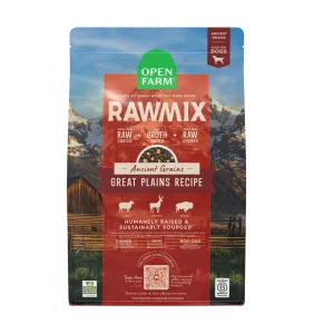 Open Farm RawMix Great Plains Ancient Grains Dog Kibble, 20lbs