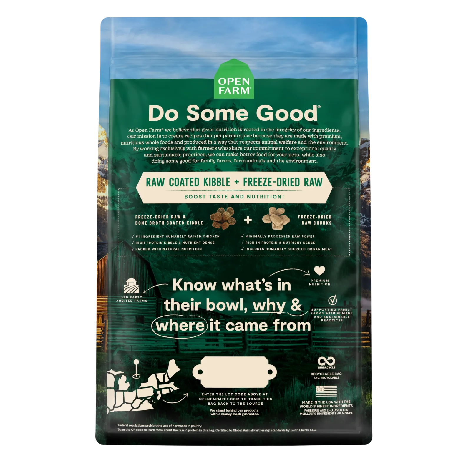 Open Farm RawMix Open Prairie Ancient Grains Dog Kibble - Image 2