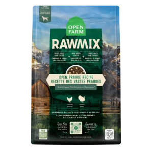 Open Farm RawMix Open Prairie Grain-Free Dog Kibble, 20lbs