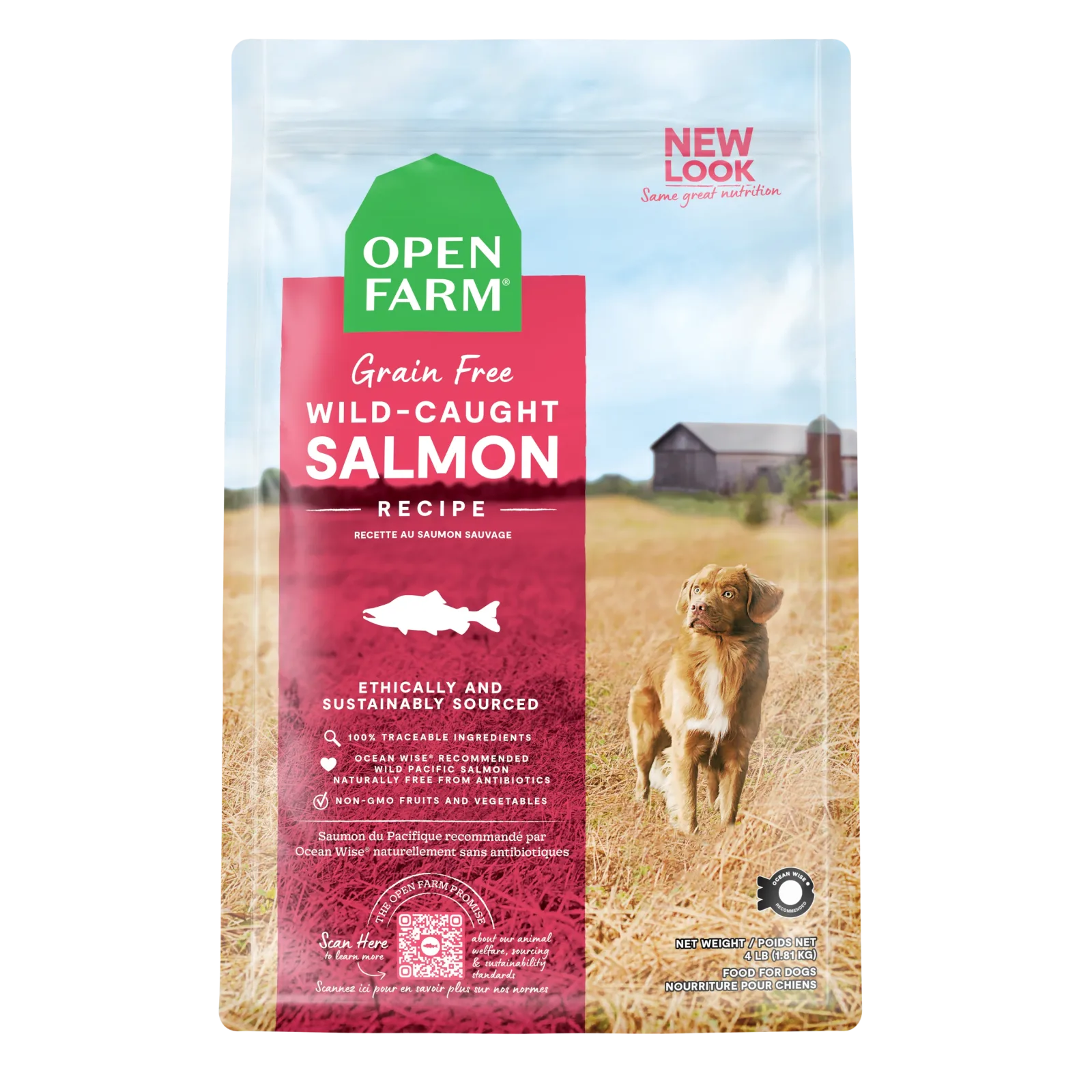 Open Farm Wild-Caught Salmon Grain-Free Dog Kibble