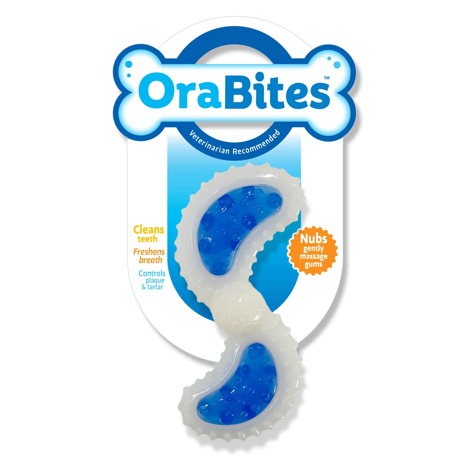 OraBites Propellar Shaped Bone Chew Toy