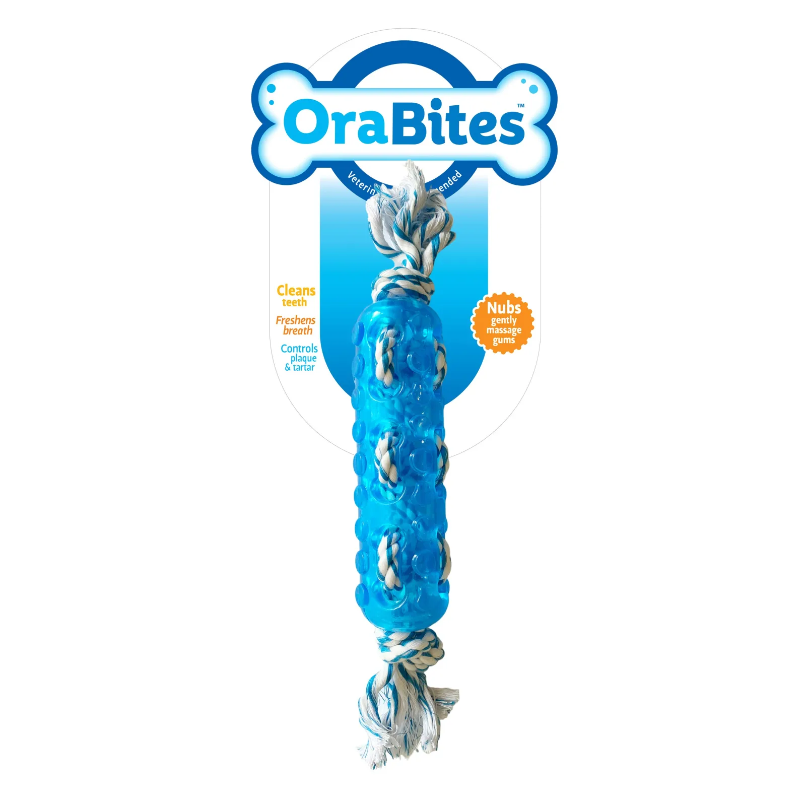 OraBites TPR & Rope Stick Toss Toy