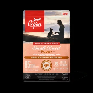 Orijen AMAZING GRAINS Small Breed High Protein Fresh or Raw Dry Puppy Food Chicken, Turkey & Wild Caught Fish 4 lb