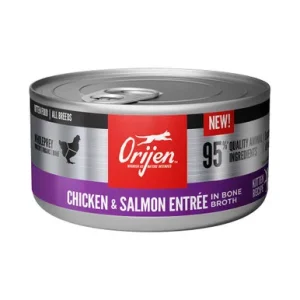 Orijen Chicken & Salmon Entree In Bone Broth Canned Kitten Food
