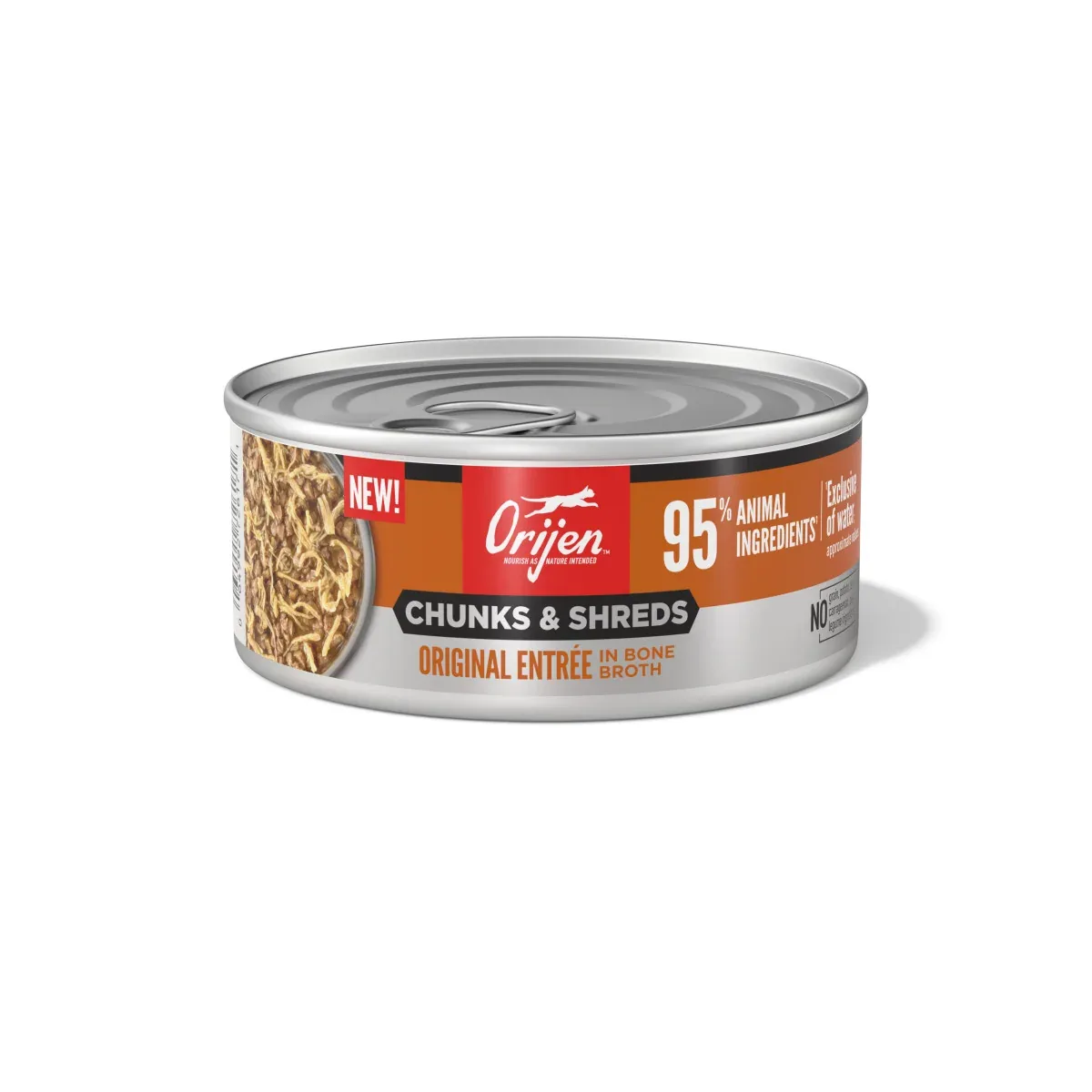 Orijen Chunks & Shreds Canned Cat Food Original Entrée 12ea/5.5 oz