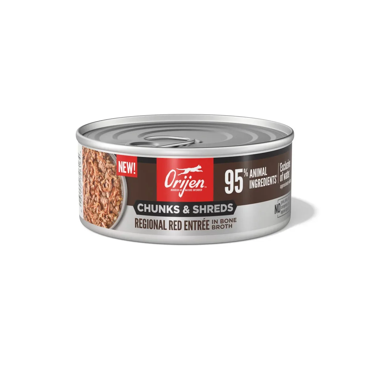 Orijen Chunks & Shreds Canned Cat Food Regional Red Entrée 12ea/5.5 oz